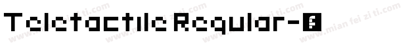Teletactile Regular字体转换
